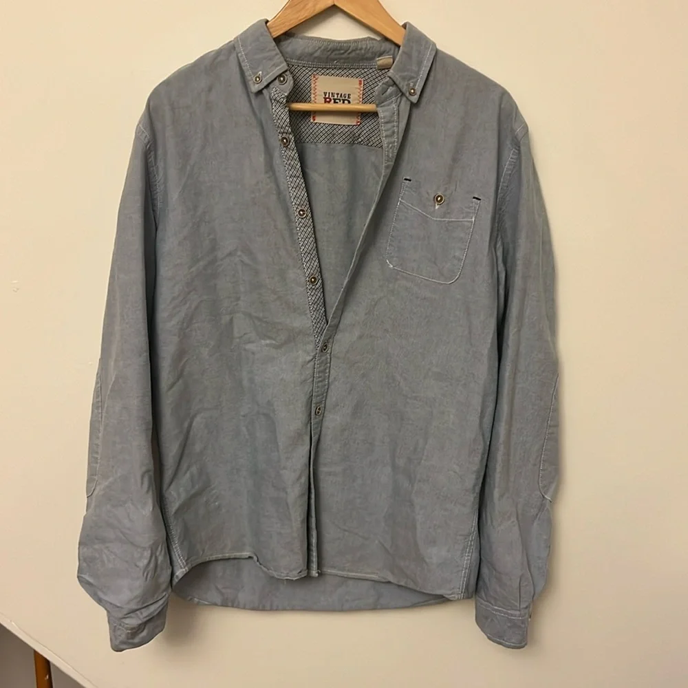 Vintage Red Button Up - Picture 2 of 3